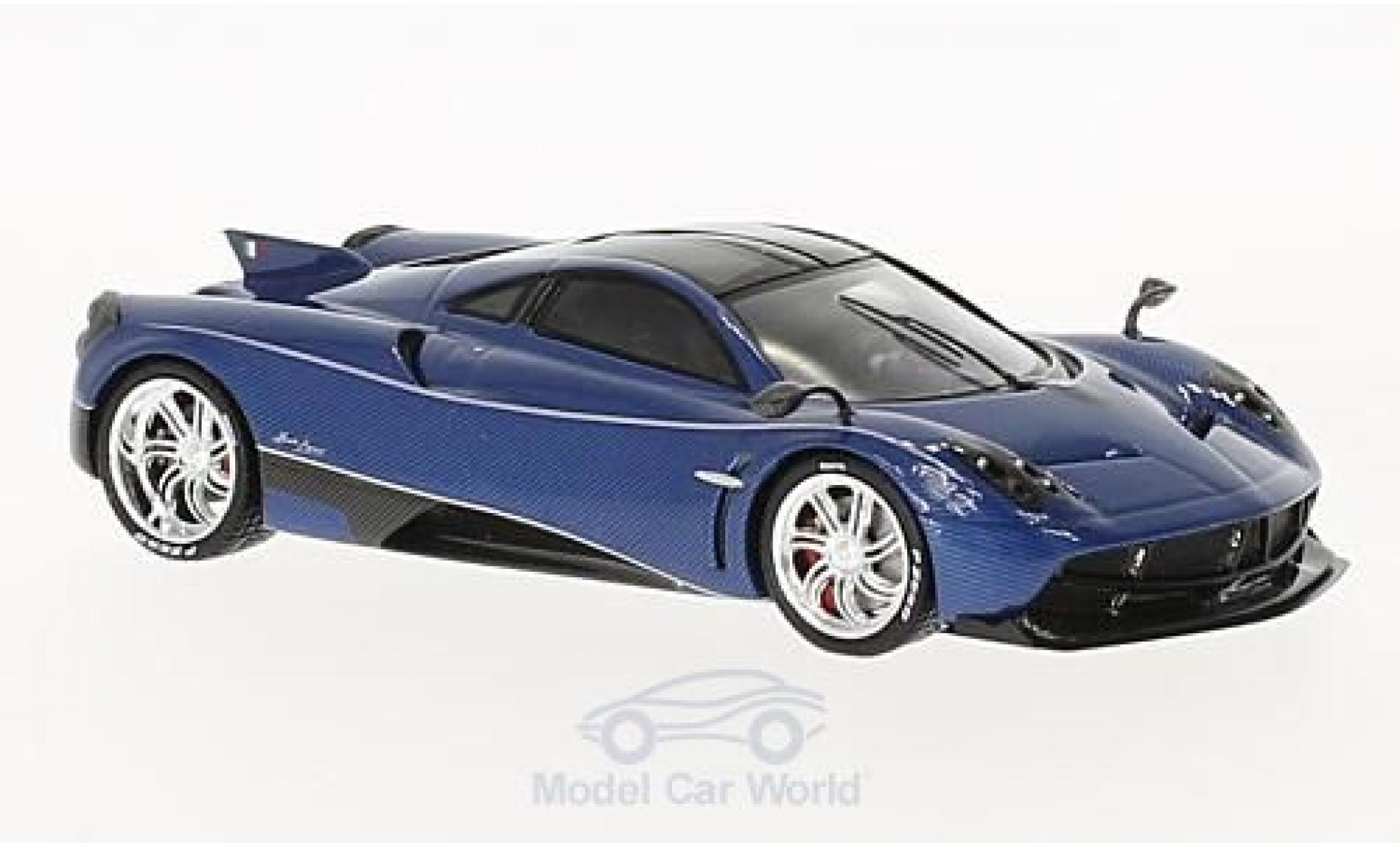 Pagani Huayra 1/43 TrueScale Miniatures Dinastia Baxia blue/carbon diecast model cars