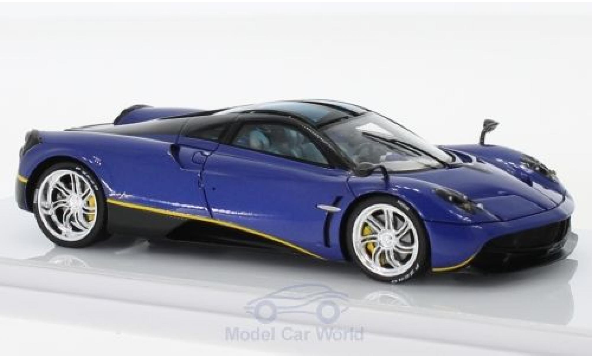 Pagani Huayra 1/43 TrueScale Miniatures metallic blue diecast model cars