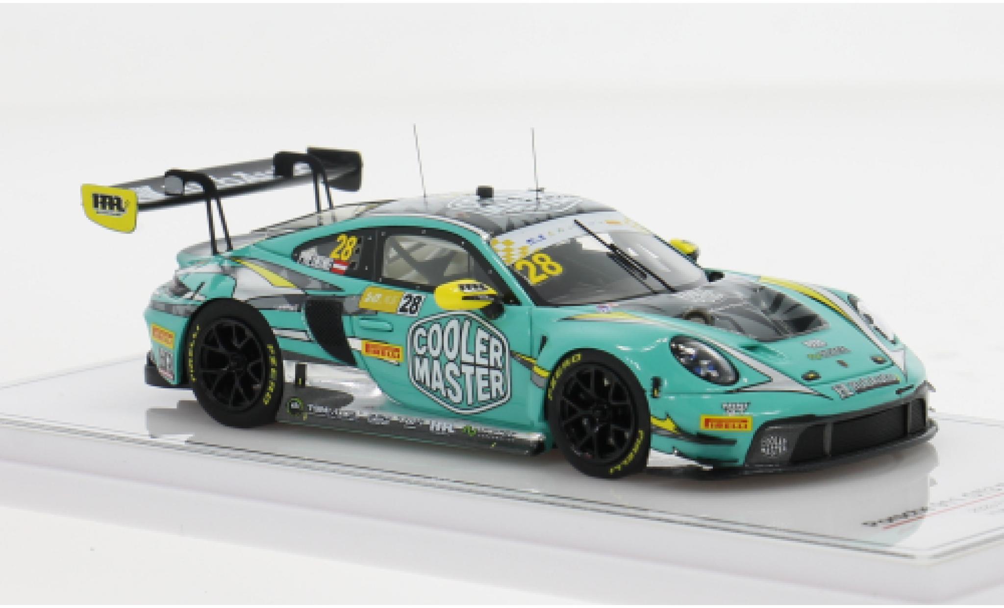 Porsche 992 GT3 R 1/43 TrueScale Miniatures 911  No.28 Hubauto Racing FIA GT World Cup Macau 2023 1:43 diecast model cars