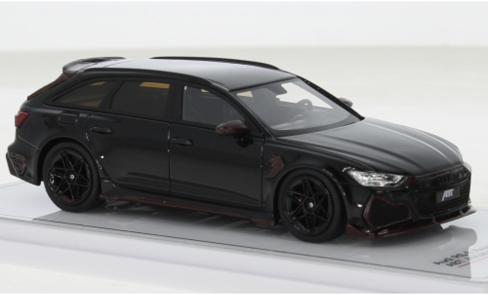 Audi RS6 1/43 TrueScale Miniatures Avant Johann departement Signature Edition black diecast model cars