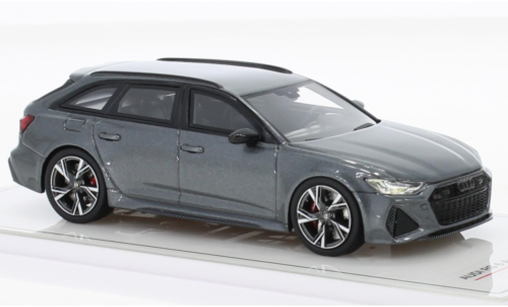 Audi RS6 1/43 TrueScale Miniatures Avant metallise grey diecast model cars