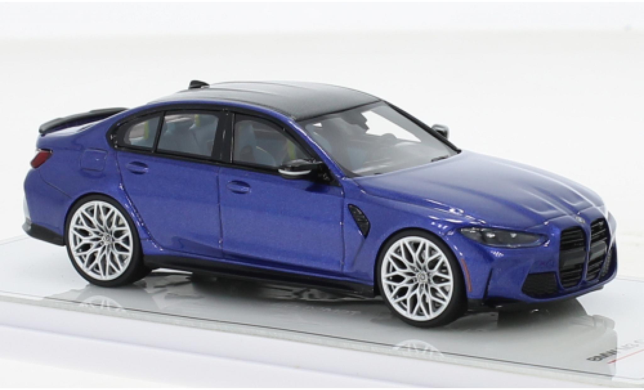 Bmw M3 1/43 TrueScale Miniatures Competition (G80) metallise blue 2021 diecast model cars