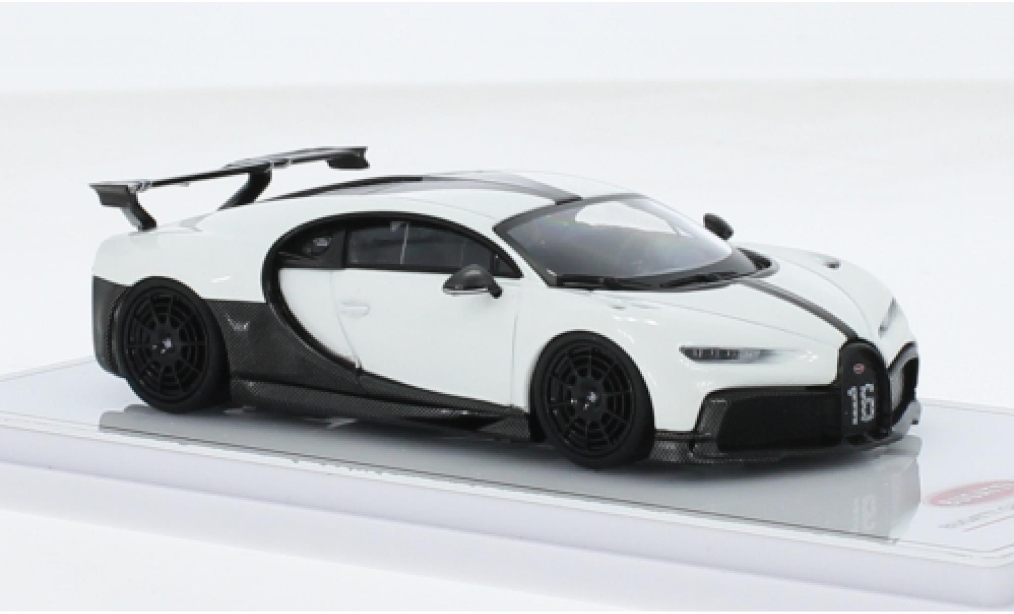 Bugatti Chiron 1/43 TrueScale Miniatures Pur Sport white diecast model cars