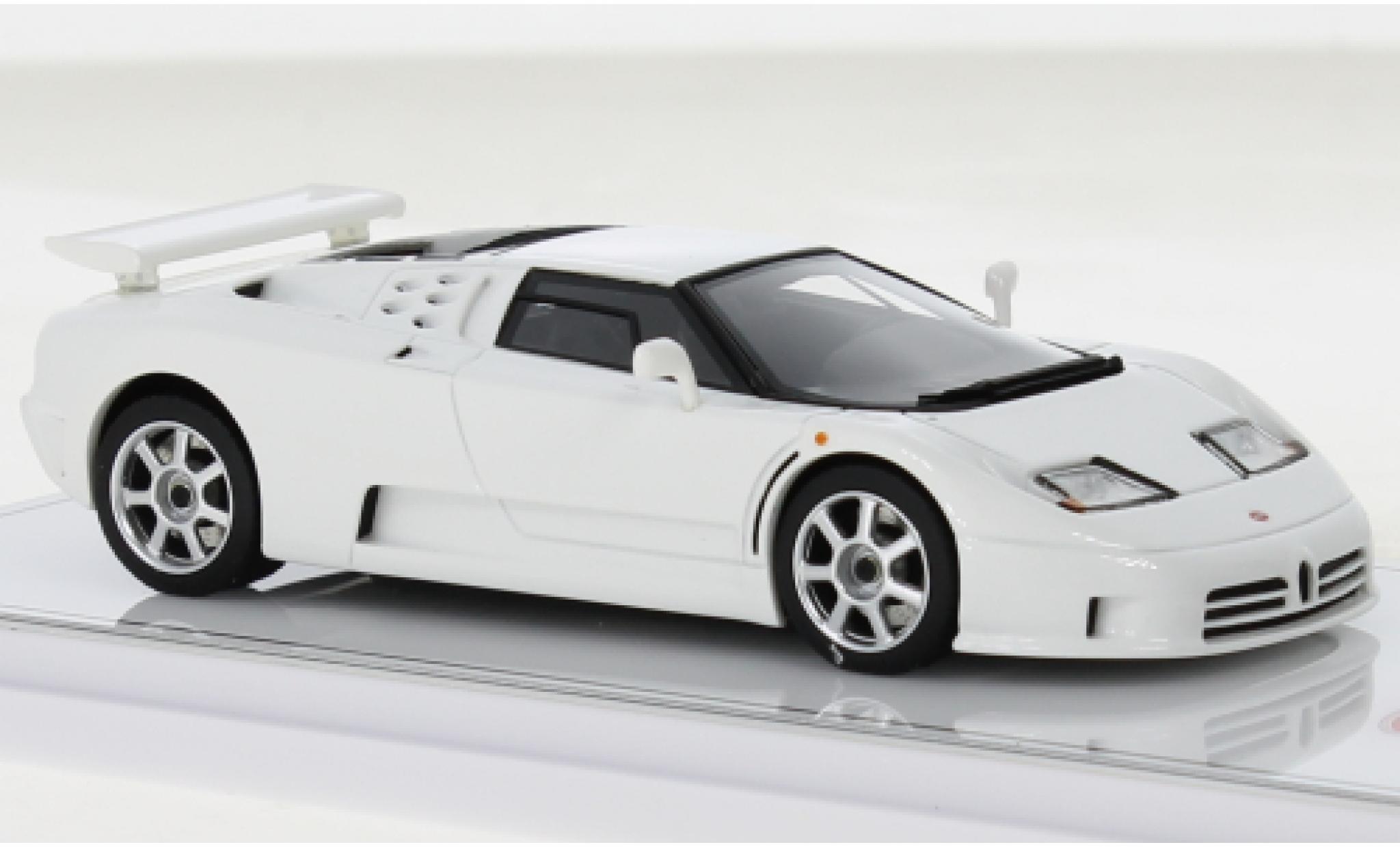 Bugatti EB110 1/43 TrueScale Miniatures Super Sport white diecast model cars