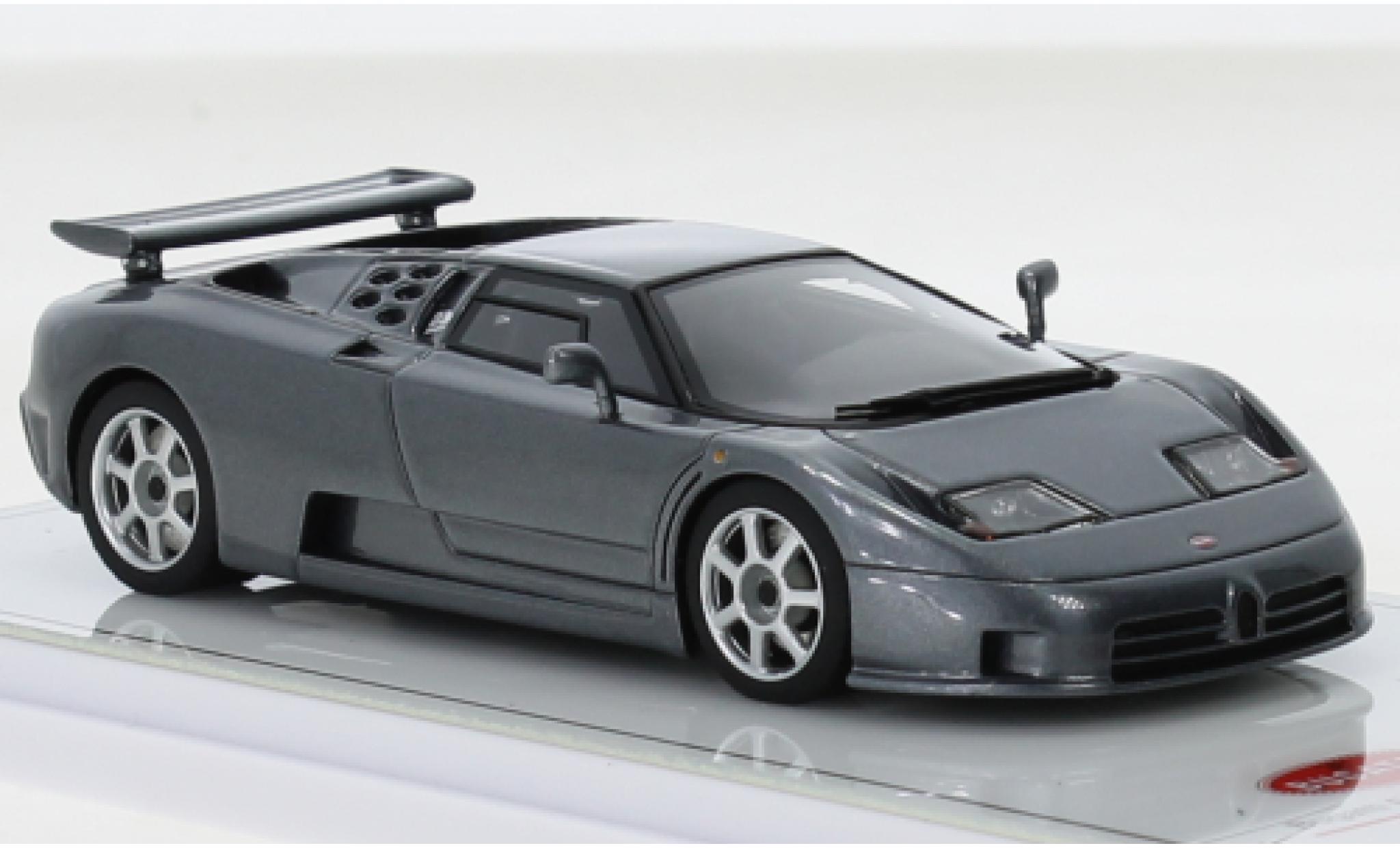 Bugatti EB110 1/43 TrueScale Miniatures Super Sport metallise grey 1992 diecast model cars
