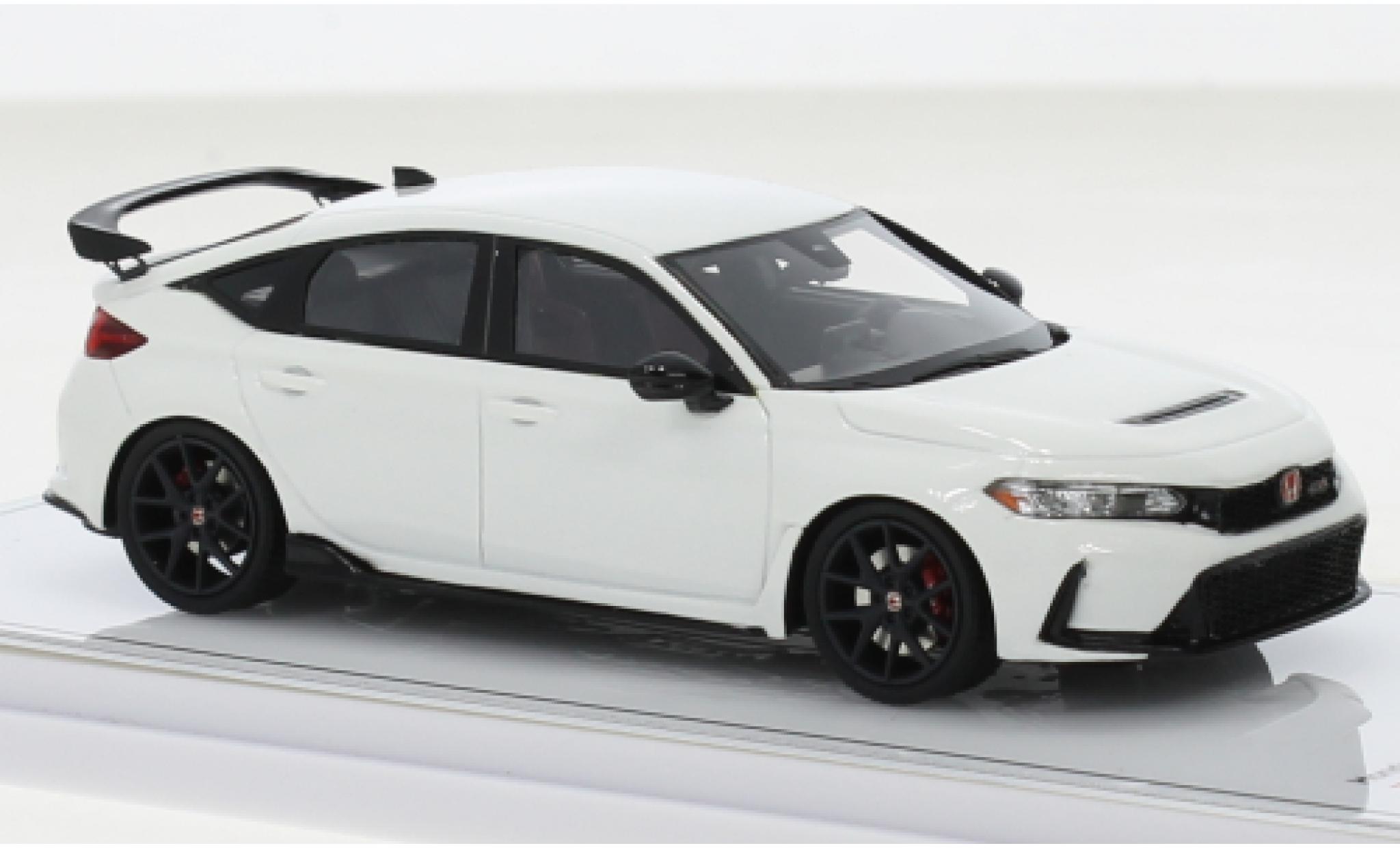 Honda Civic 1/43 TrueScale Miniatures Type R white 2023 diecast model cars