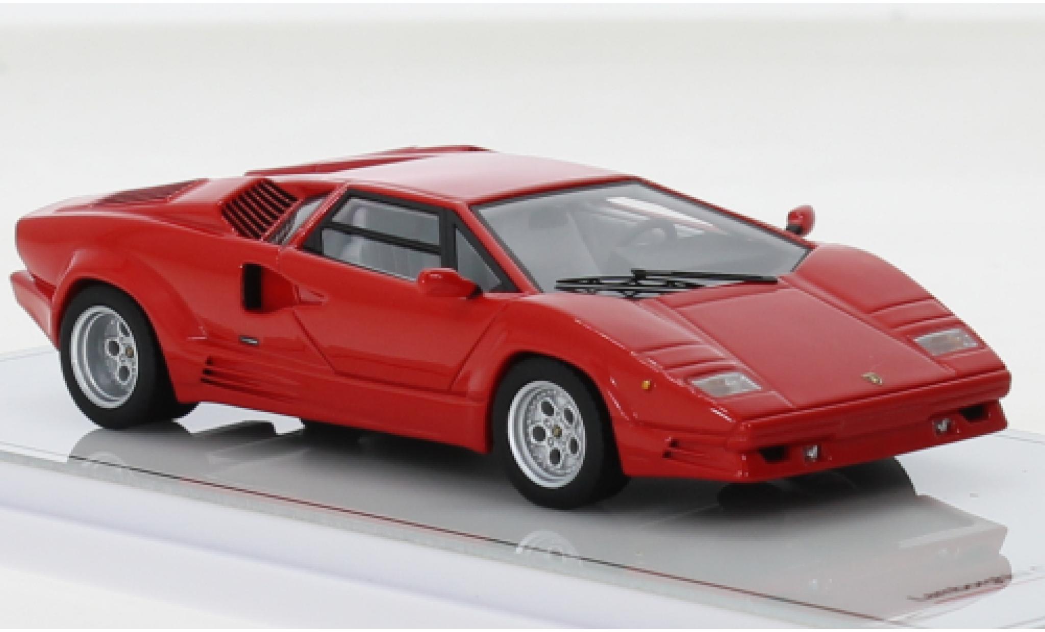 Lamborghini Countach 1/43 TrueScale Miniatures 25th Anniversary red 1988 diecast model cars