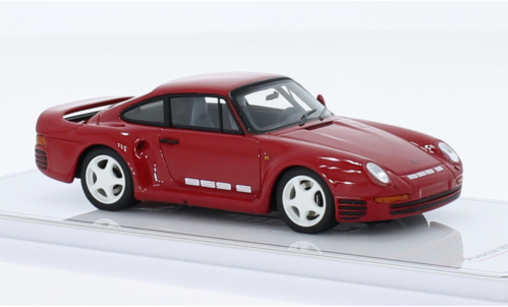 Porsche 959 1/43 TrueScale Miniatures S red diecast model cars