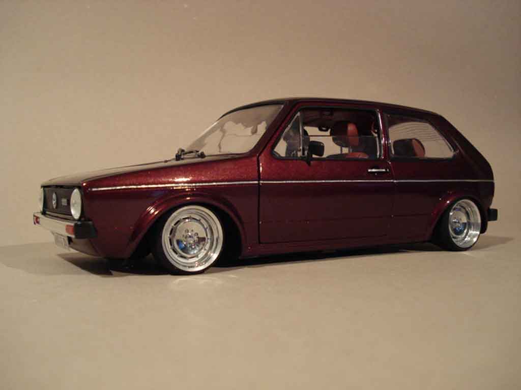Volkswagen Golf 1 GTI 1/18 Solido German Look 1 GTI bloc moteur 16s diecast model cars