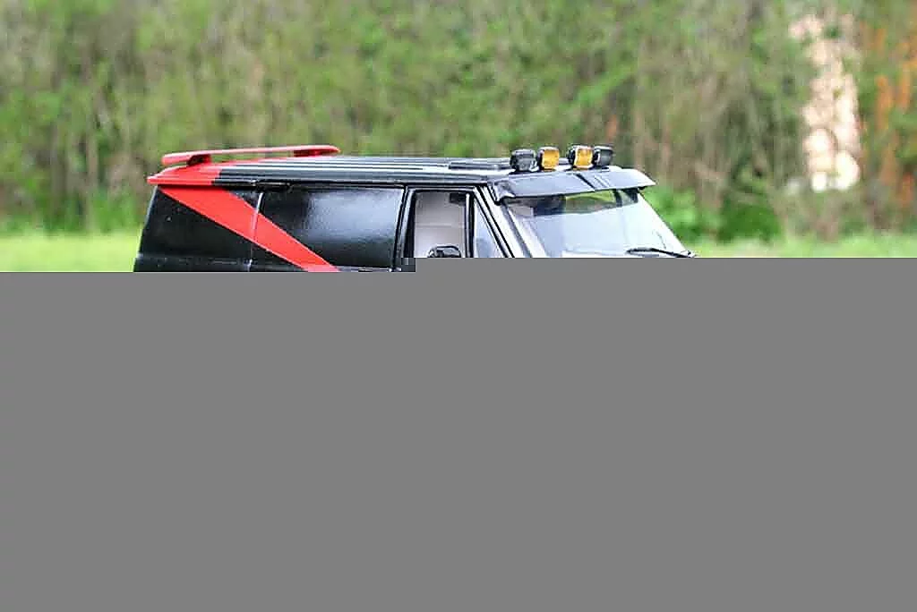 Chevrolet Van 1/18 Highway 61 agence tous risques - the a-team diecast model cars