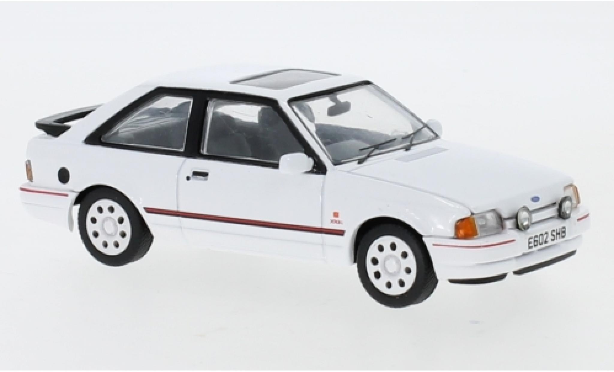 Ford Escort 1/43 Vanguards MkIV XR3i white RHD 1987 diecast model cars
