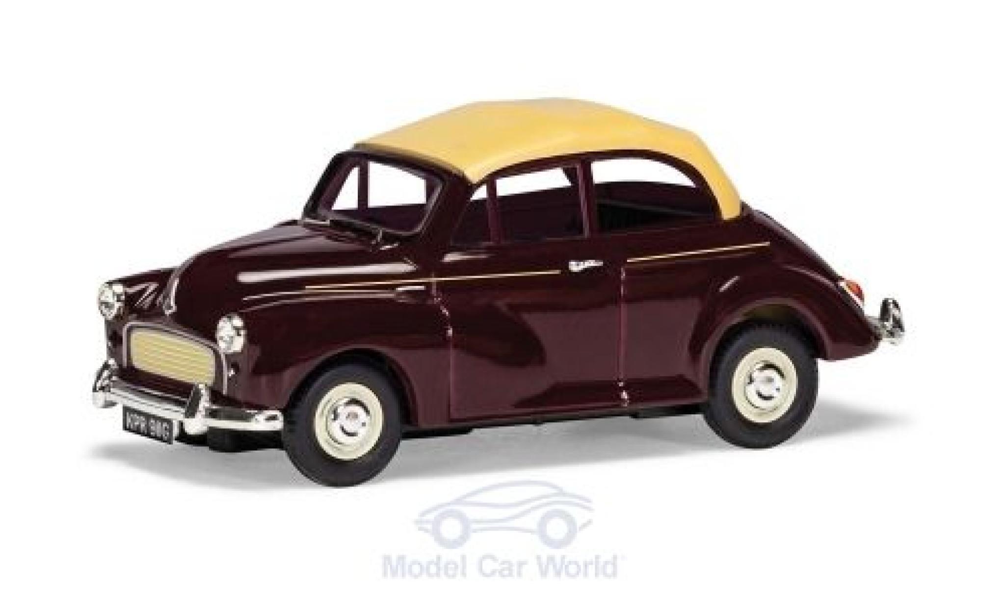 Morris Minor 1/43 Vanguards 1000 Convertible red/beige RHD diecast model cars
