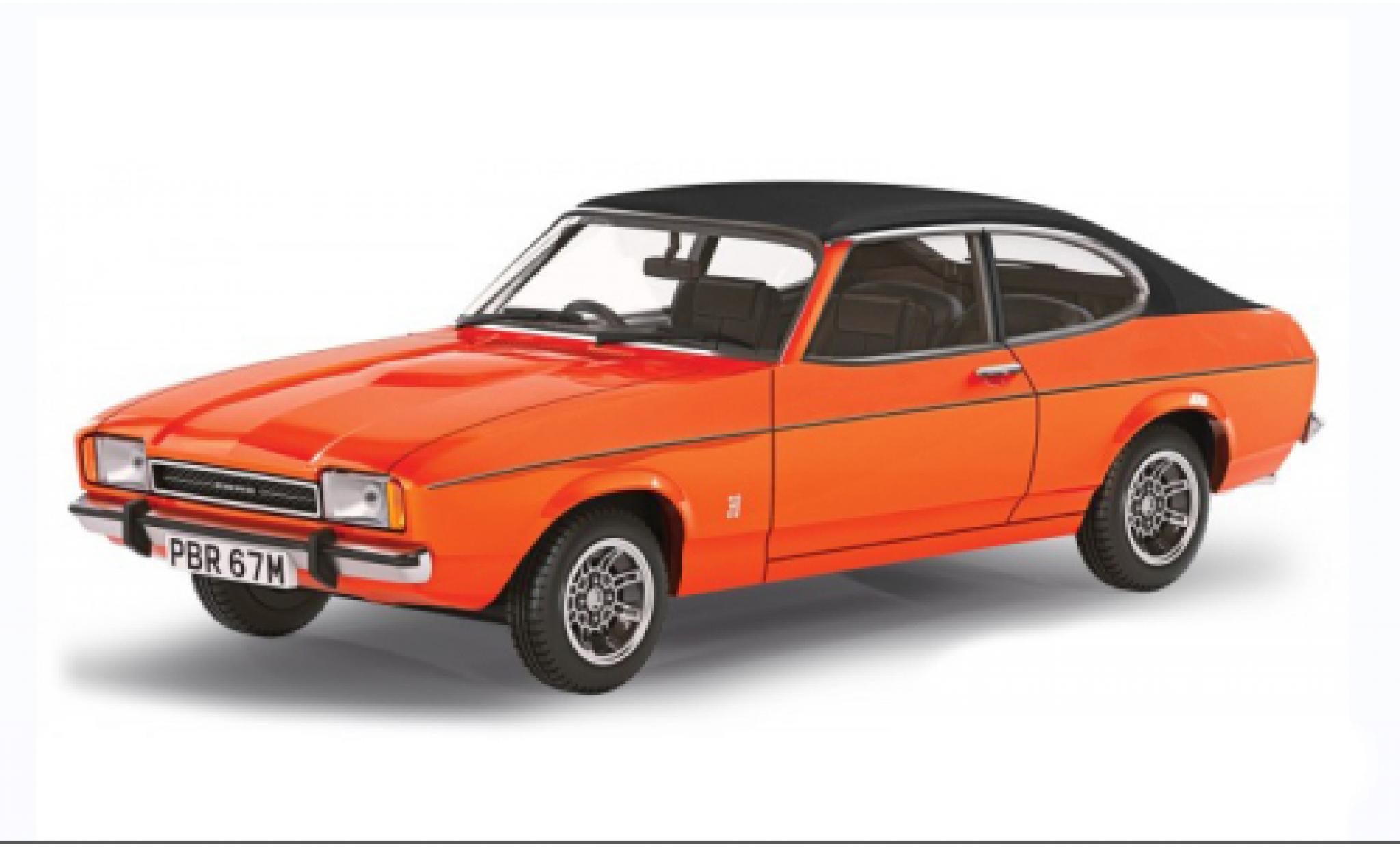 Ford Capri 1/43 Vanguards MK II 3.0 Ghia Automatic red RHD 1974 diecast model cars
