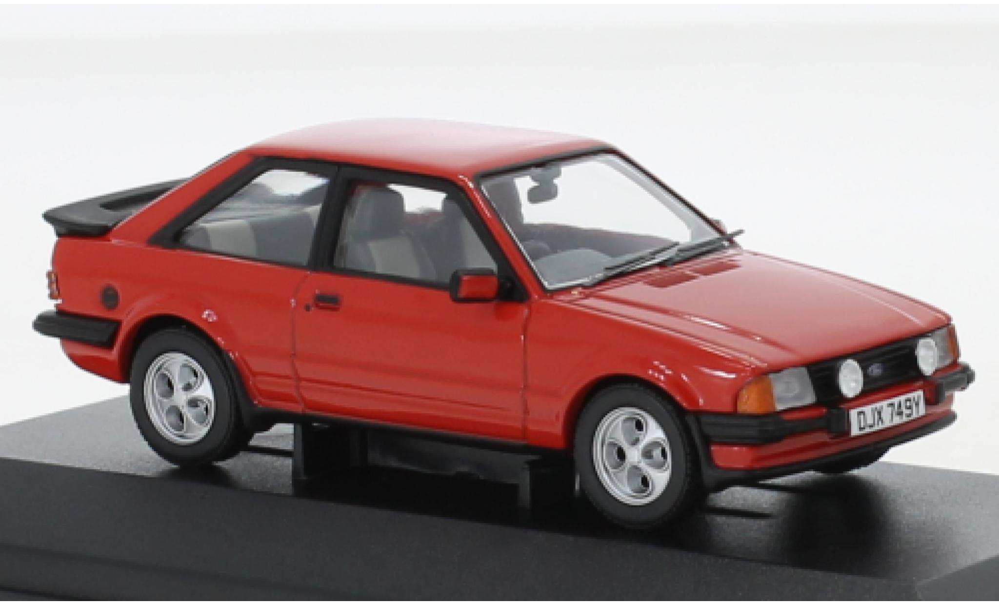 Ford Escort 1/43 Vanguards MkIII XR3i red RHD diecast model cars