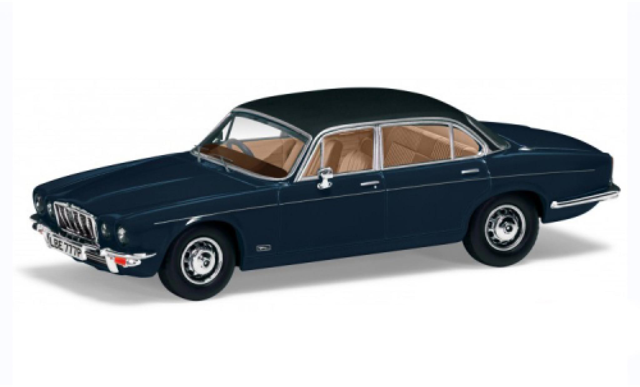 Jaguar XJ 1/43 Vanguards 6 Series 2 blue fonc&eacute; RHD diecast model cars