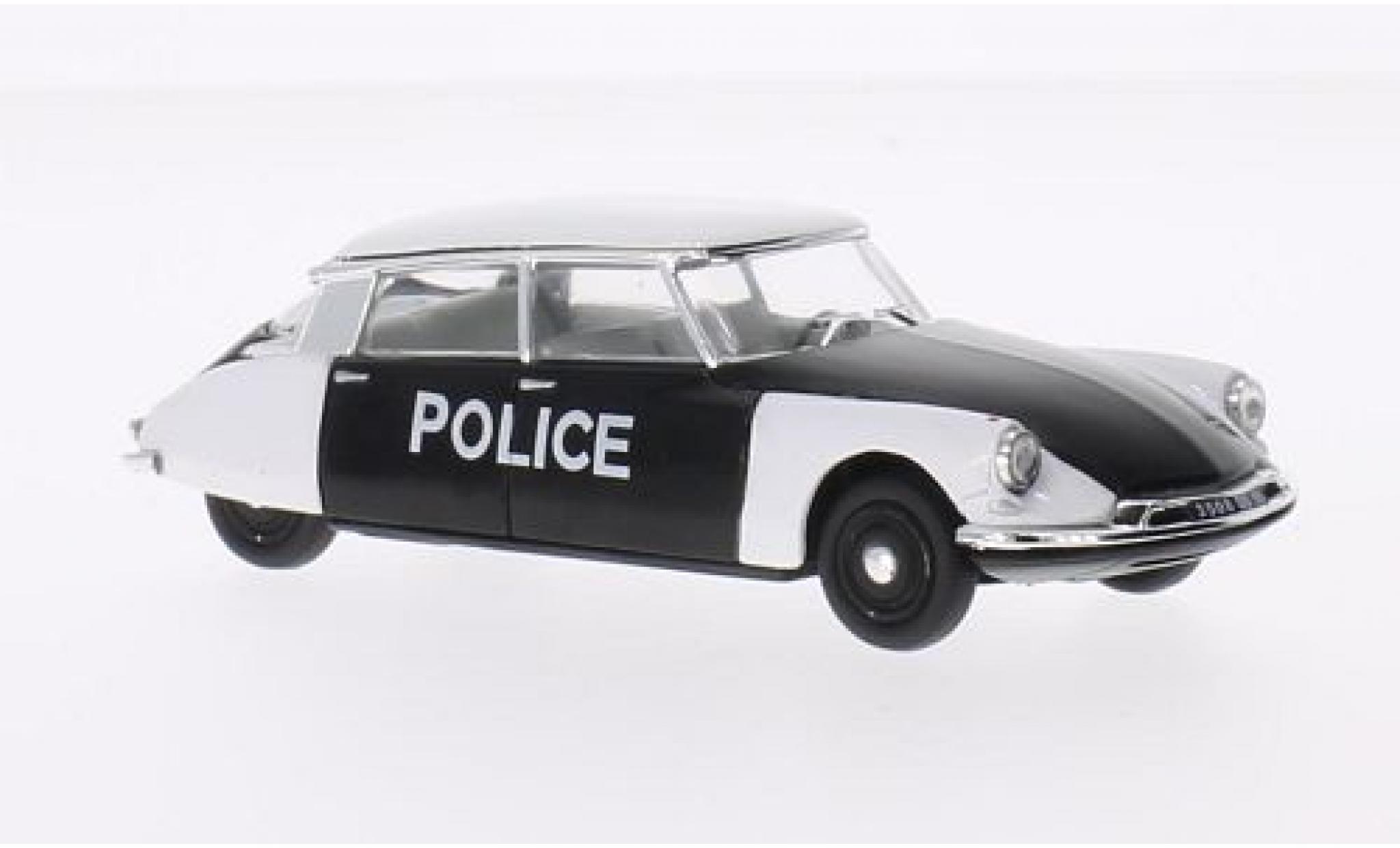 Citroen DS 1/43 Vitesse 19 Police (F) 1960 Police de Paris diecast model cars