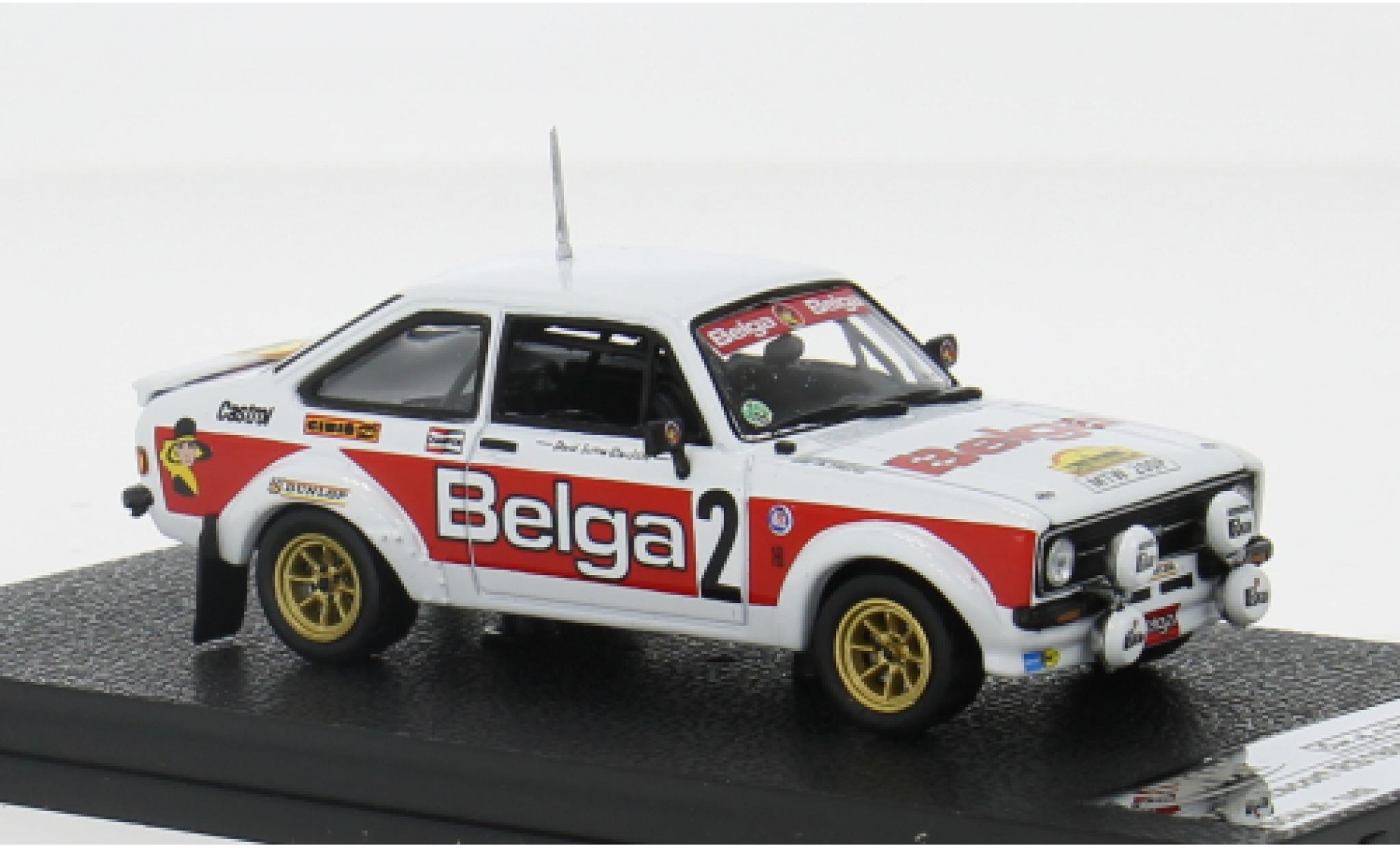 Ford Escort 1/43 Vitesse MKII RS 1800 No.2 Belga Rally du Condroz 1979 1:43 diecast model cars