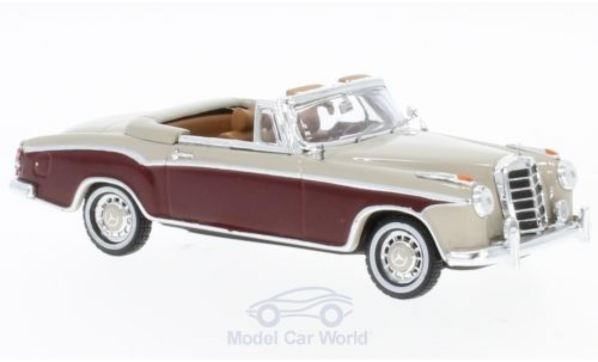 Mercedes 220 SE 1/43 Vitesse SE Convertible beige/red 1958 diecast model cars