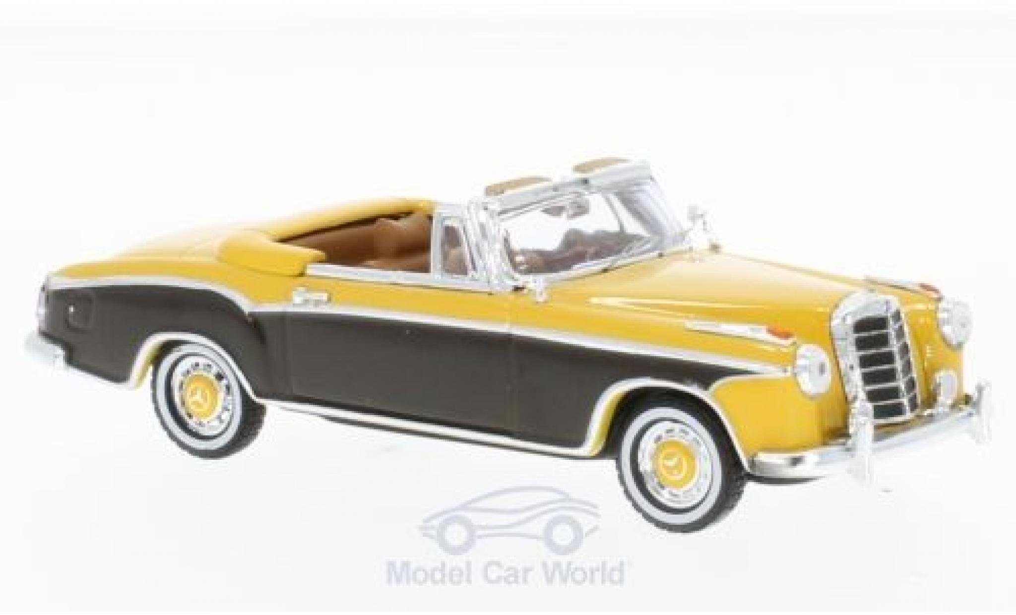 Mercedes 220 SE 1/43 Vitesse SE Convertible yellow/brown 1958 diecast model cars