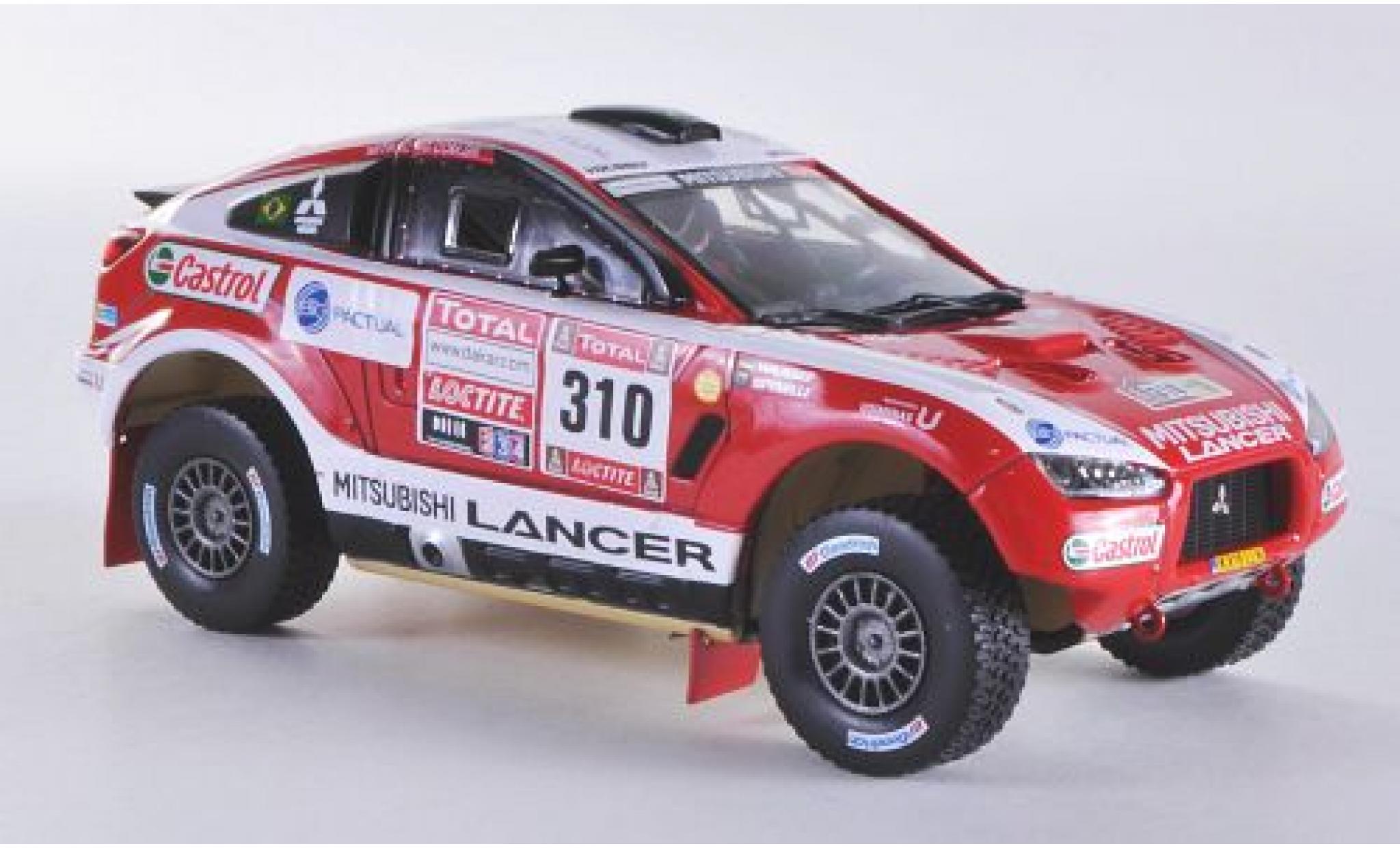 Mitsubishi Racing Lancer 1/43 Vitesse No.310 Rally Dakar 2012 G.Spinelli/H.Youssef diecast model cars