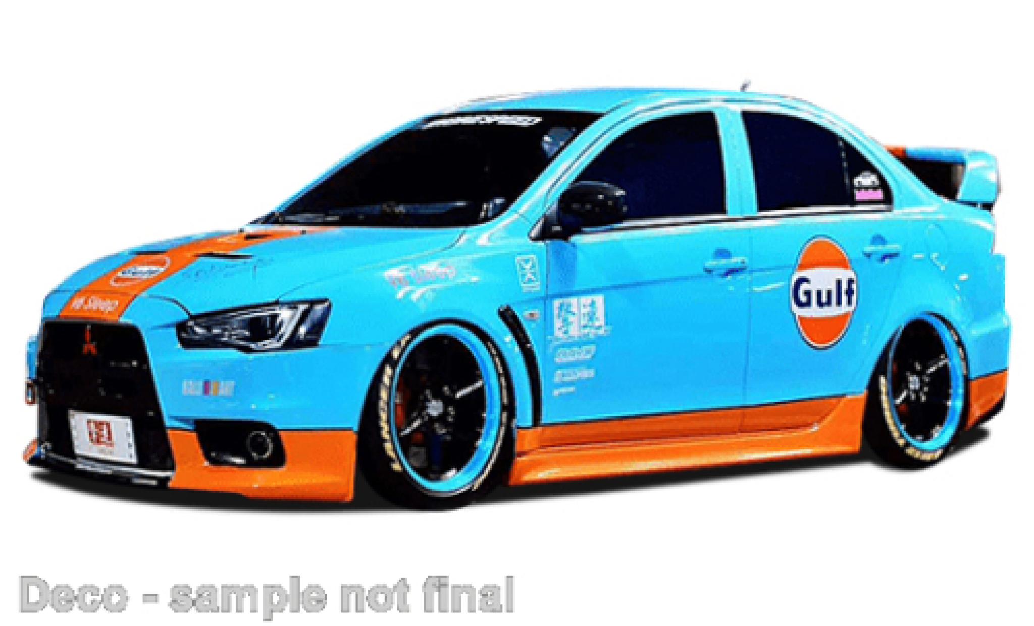 Mitsubishi Lancer 1/43 Vitesse &eacute;volution X Gulf diecast model cars