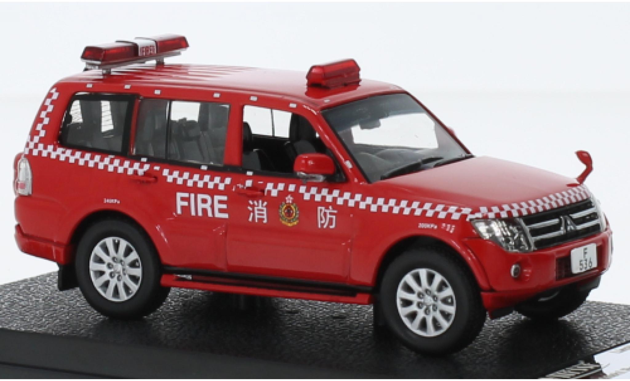 Mitsubishi Pajero 1/43 Vitesse RHD Hong Kong feu Departement diecast model cars