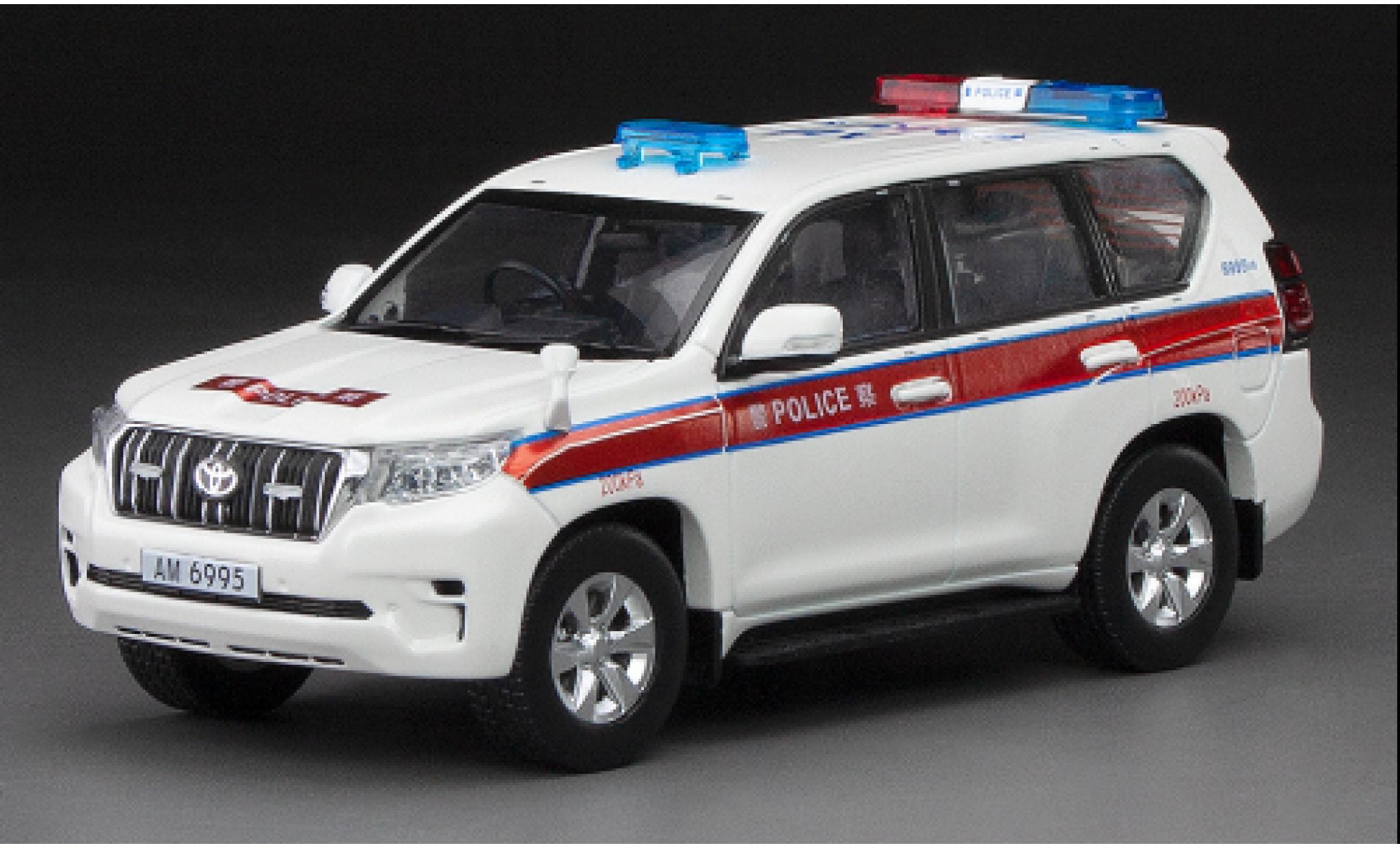 Toyota Land Cruiser 1/43 Vitesse Prado RHD Hong Kong Police 2018 diecast model cars