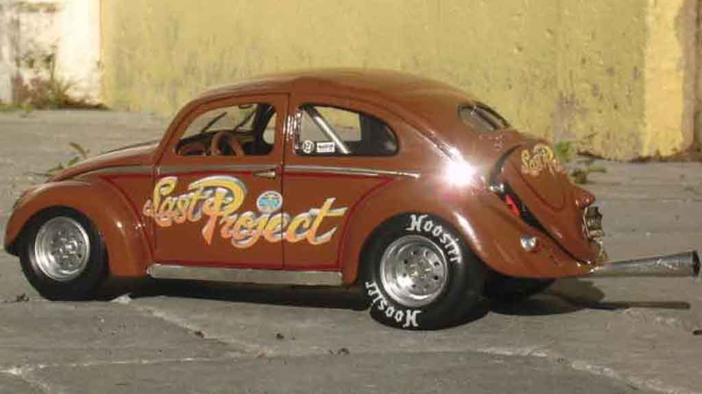 Volkswagen Kafer 1/18 Burago drag last project diecast model cars
