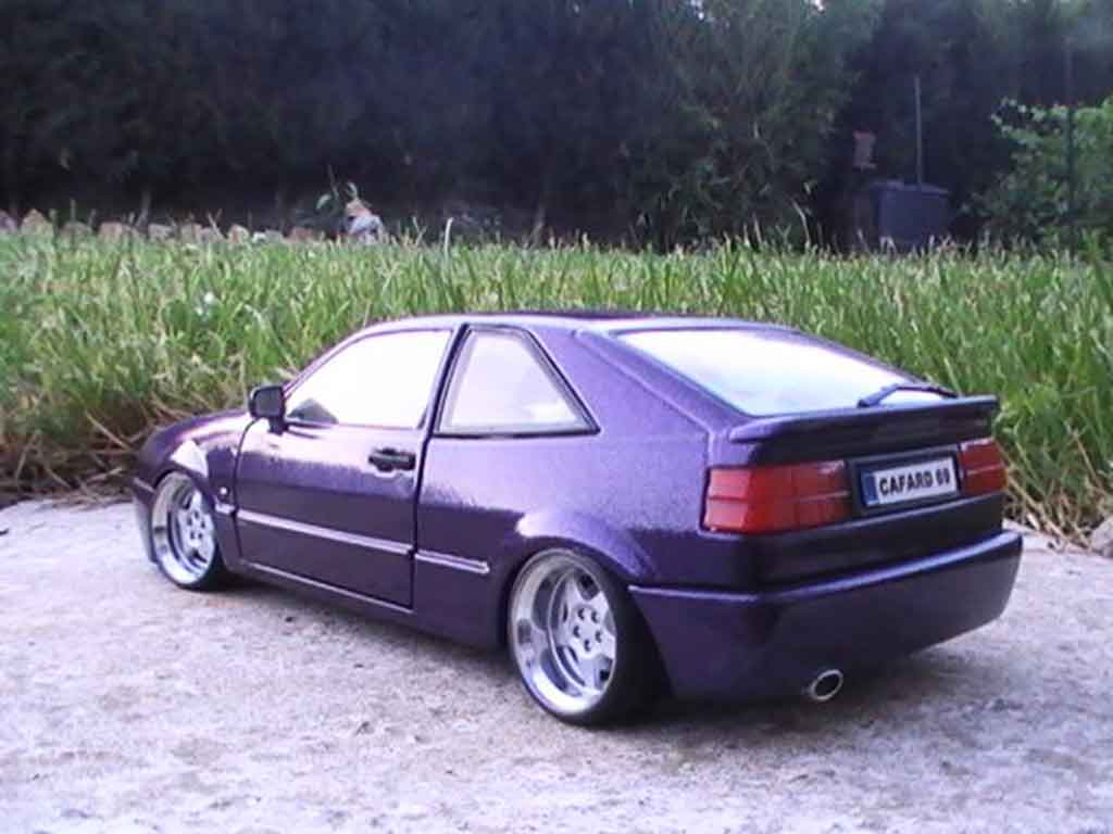 Volkswagen Corrado VR6 peinture violet avec paillette 1/18 Revell