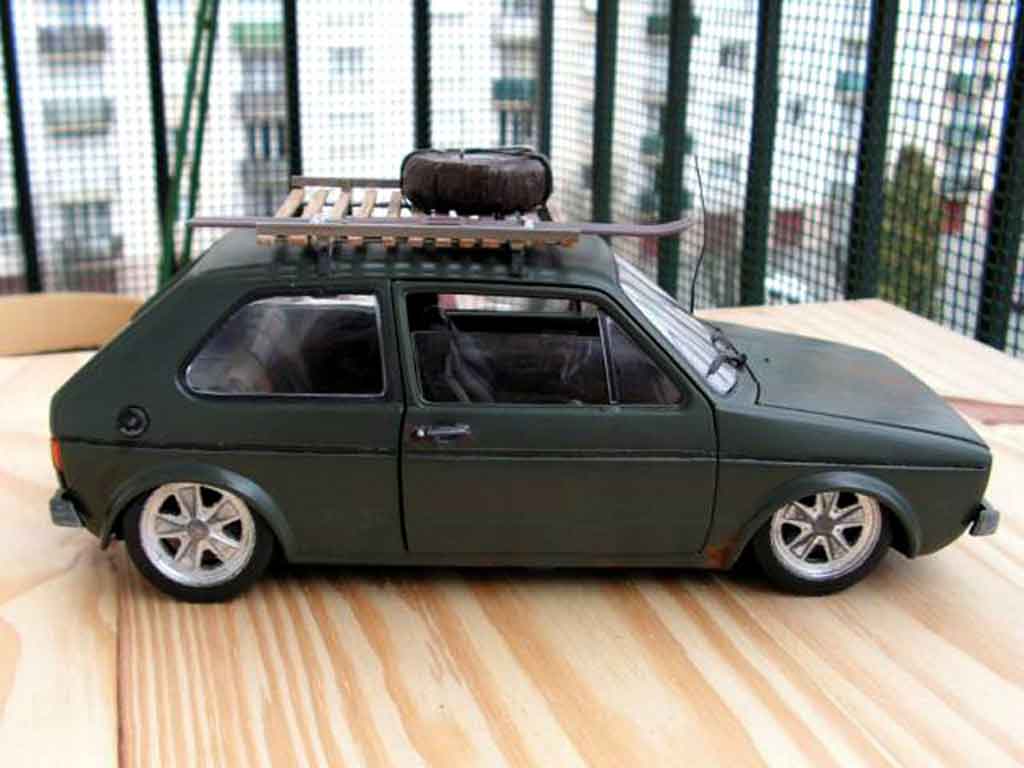 Volkswagen Golf 1 GTI 1/18 Solido 1 GTI rusty diecast model cars