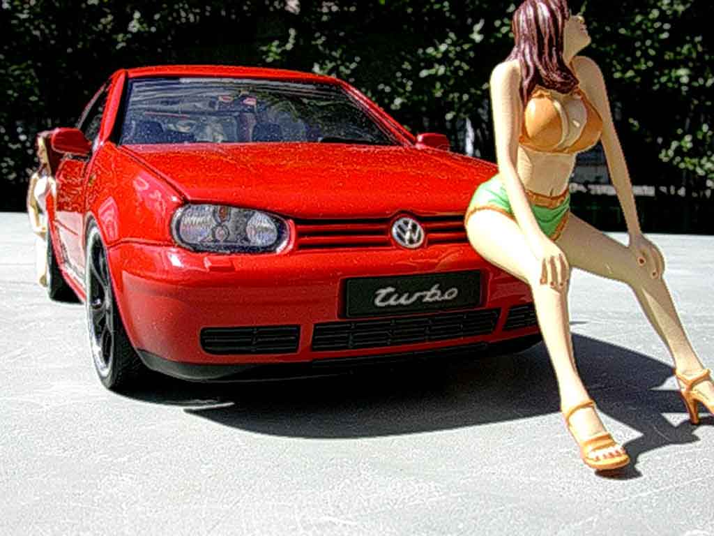 Volkswagen Golf GTI 4 turbo swap moteur audi tt 1/18 Revell