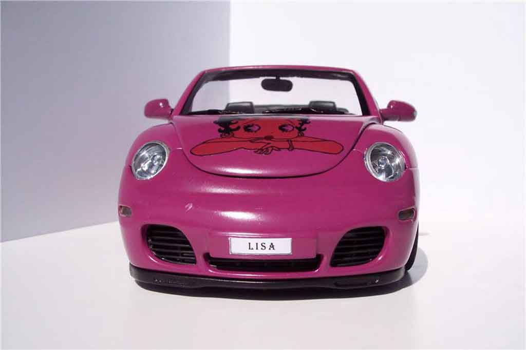 Volkswagen New Beetle Cabriolet preparation porsche 1/18 Autoart