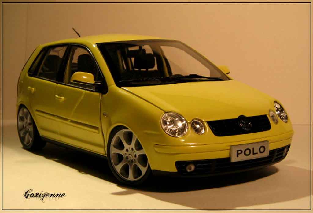 Volkswagen Polo 1/18 Anson jantes mercedes diecast model cars