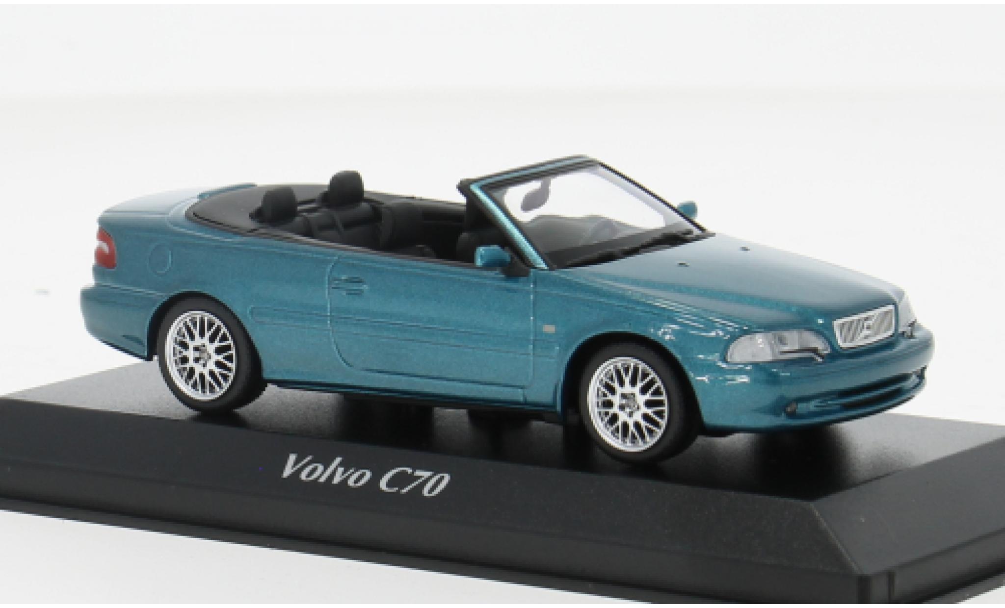 Volvo C70 1/43 Maxichamps Convertible blue 1:43 diecast model cars