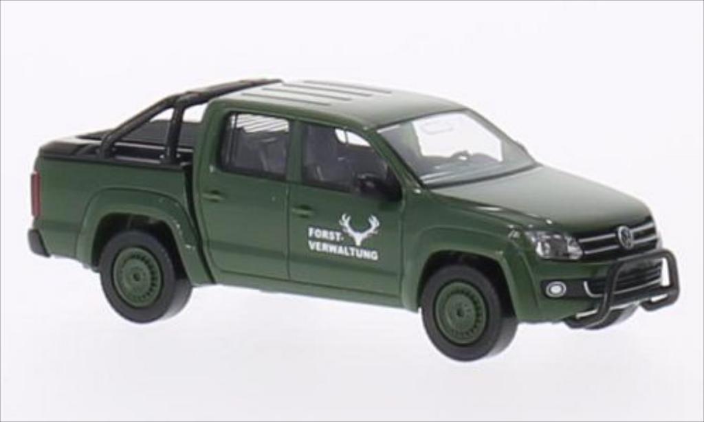 Volkswagen Amarok 1/87 Wiking Forstverwaltung grun diecast model cars