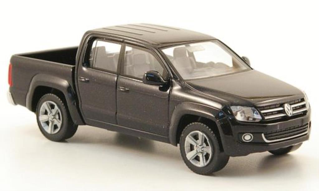 Volkswagen Amarok 1/87 Wiking black diecast model cars