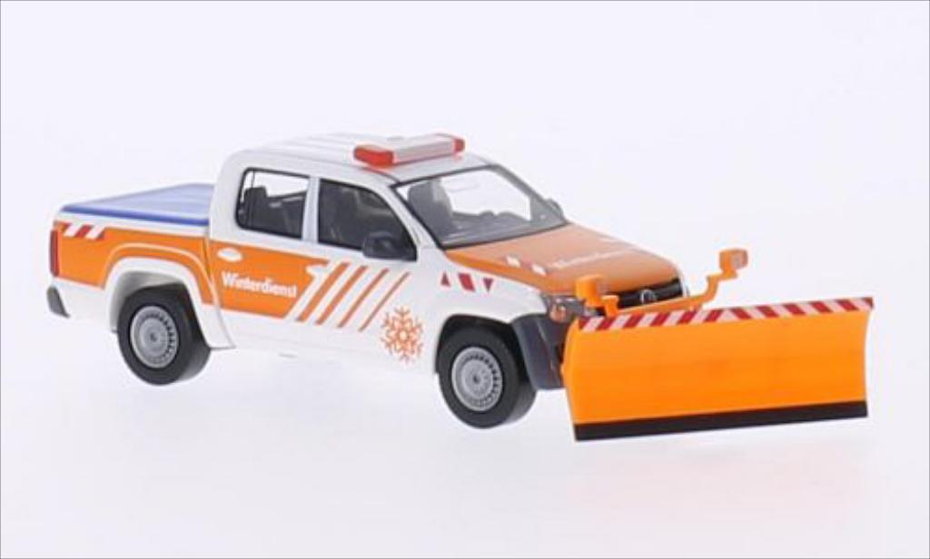 Volkswagen Amarok 1/87 Wiking Winterdienst diecast model cars