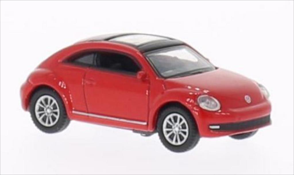 Volkswagen Beetle 1/87 Welly red diecast model cars