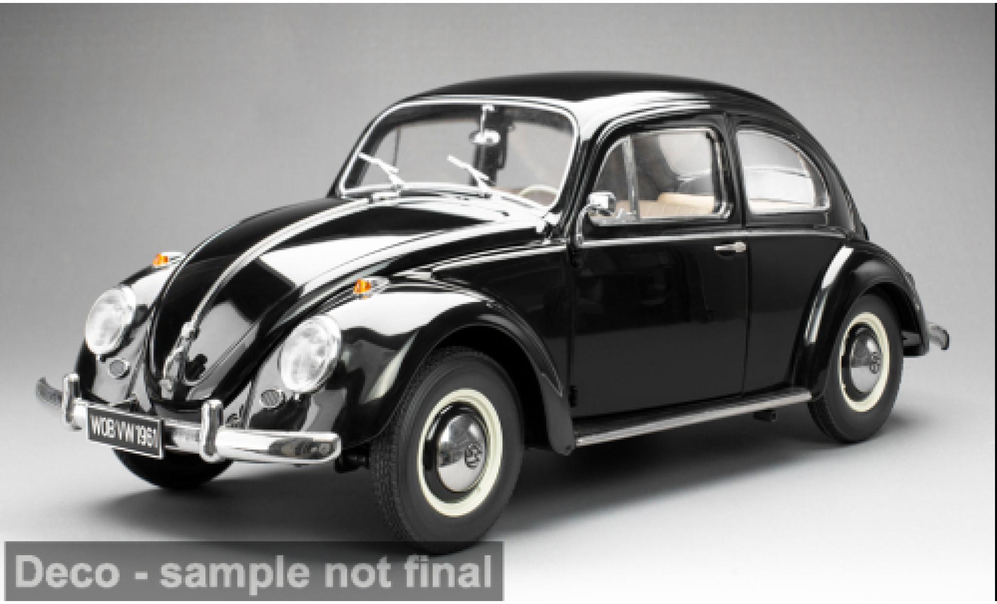 Volkswagen Beetle 1/12 Sun Star Saloon black 1961 1:12 diecast model cars