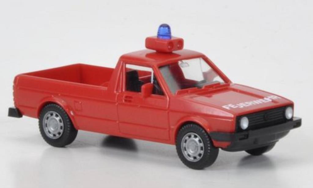Volkswagen Caddy 1/87 Wiking I Fire brigade mit Tragkraftspritze diecast model cars