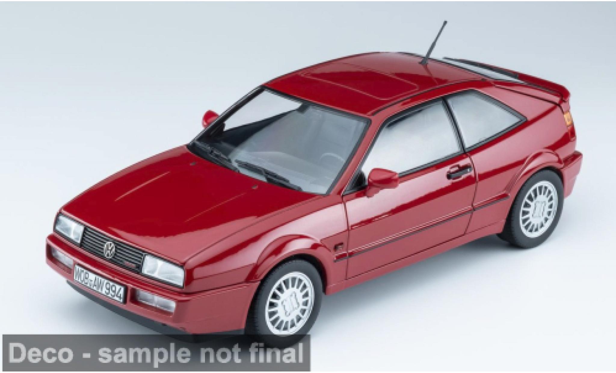Volkswagen Corrado 1/18 Norev G60 red 1988 1:18 diecast model cars