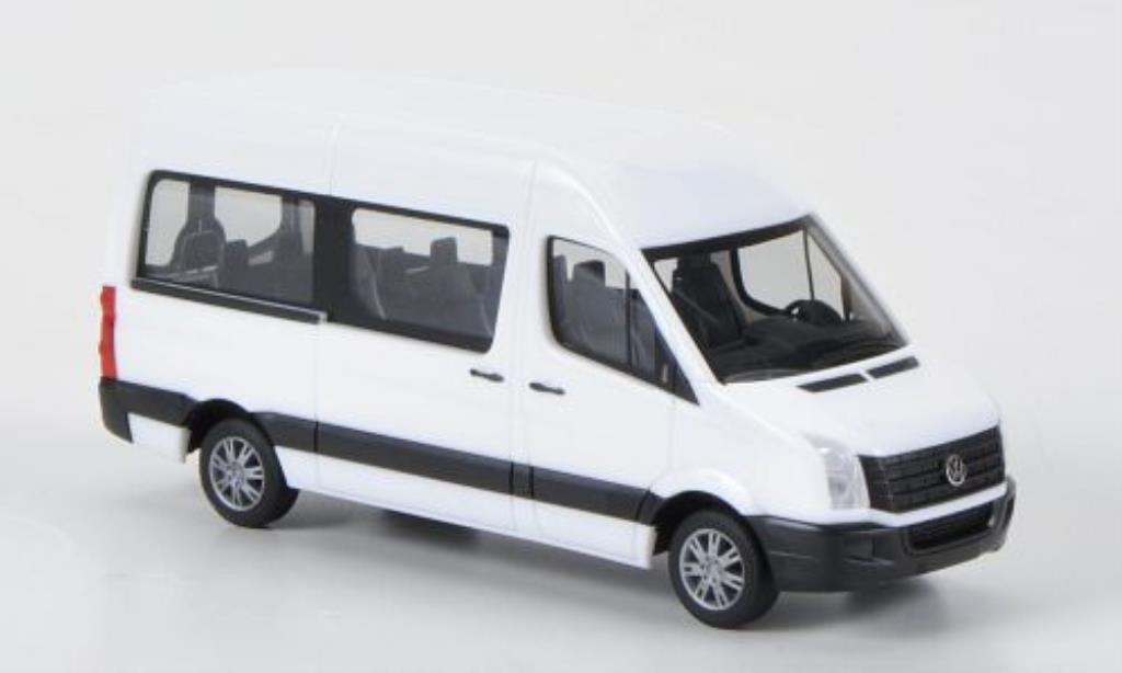 Volkswagen Crafter 1/87 Herpa Bus HD white 2011 diecast model cars