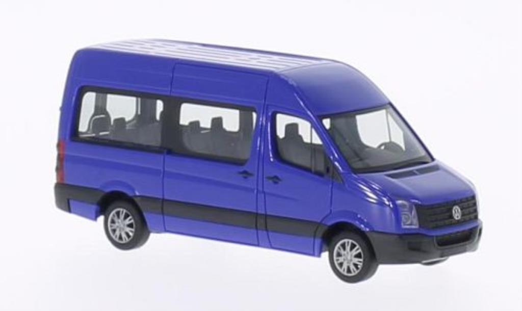 Volkswagen Crafter 1/87 Herpa Bus Hochdach blue 2011 diecast model cars