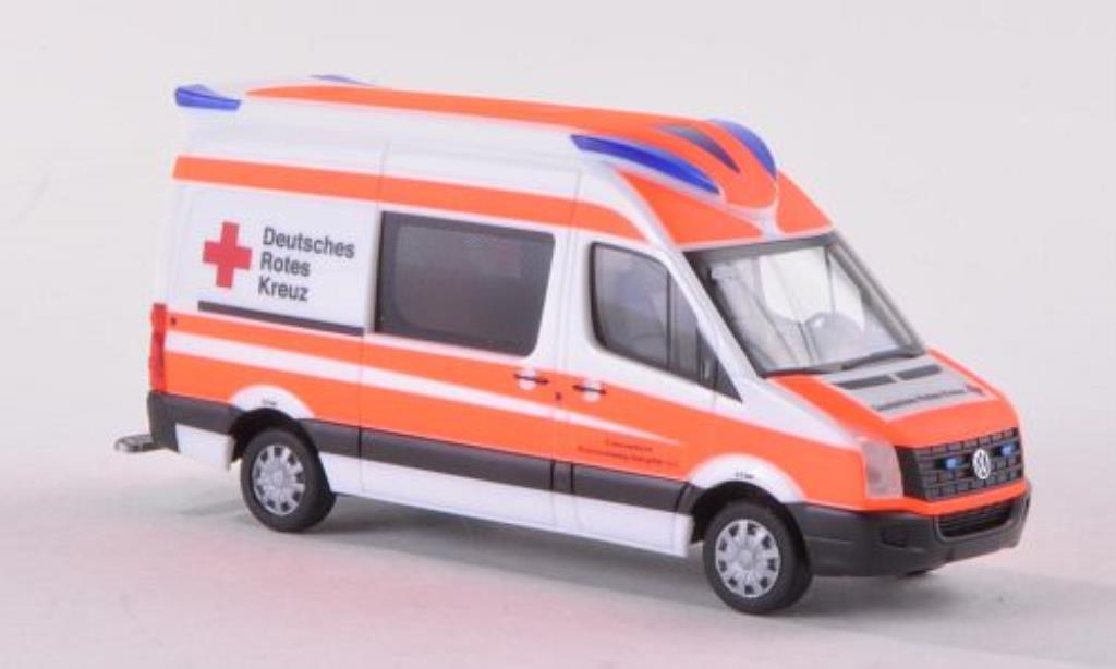 Volkswagen Crafter 1/87 Herpa Delfis RTW DRK Braunschweig-Salzgitter 2011 diecast model cars