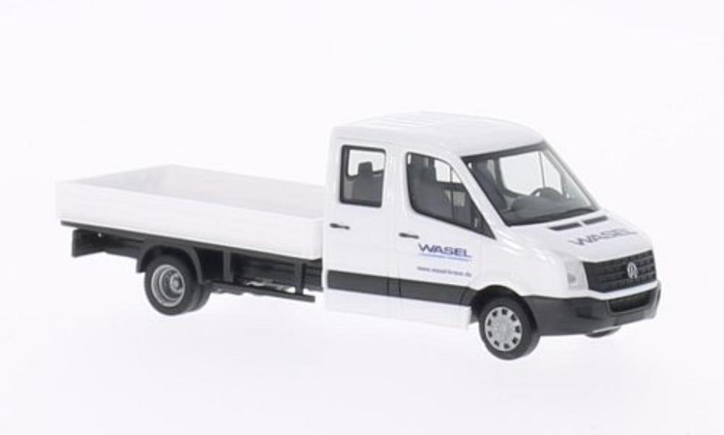 Volkswagen Crafter 1/87 Herpa DoKa Pritsche Wasel Krane 2011 diecast model cars