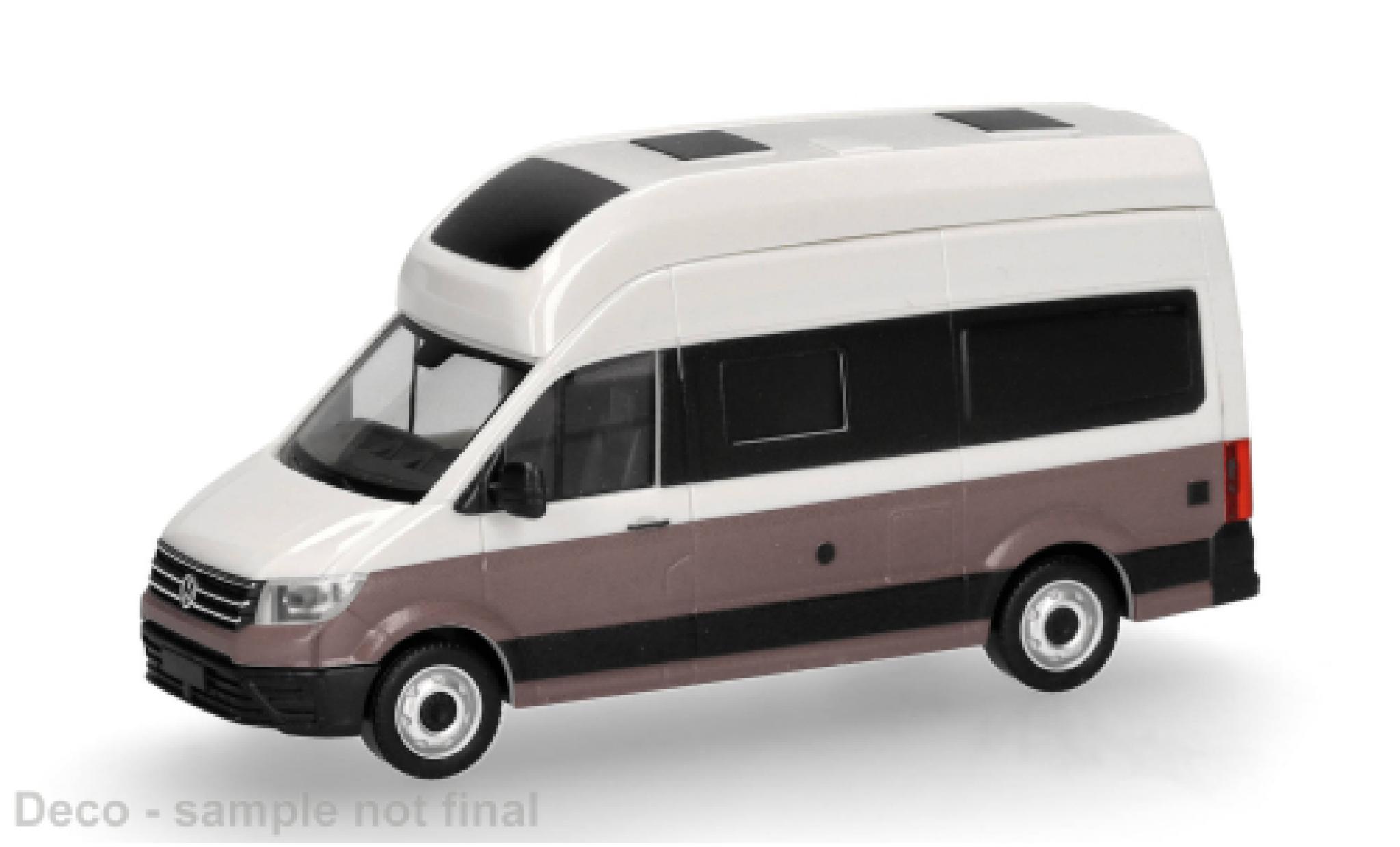 Volkswagen Crafter 1/87 Herpa Grand California 600 white/beige 1:87 diecast model cars