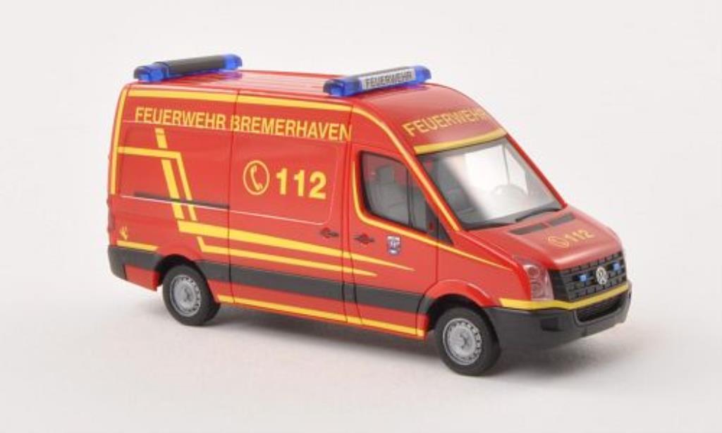 Volkswagen Crafter 1/87 Herpa HD Fire brigade Bremerhaven diecast model cars