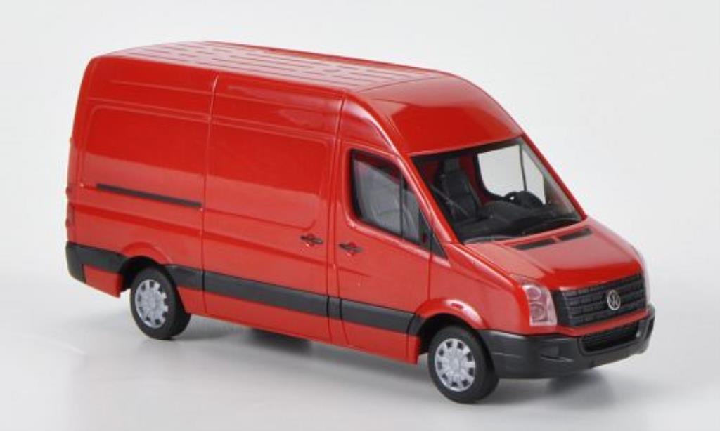 Volkswagen Crafter 1/87 Herpa Kasten HD red 2011 diecast model cars