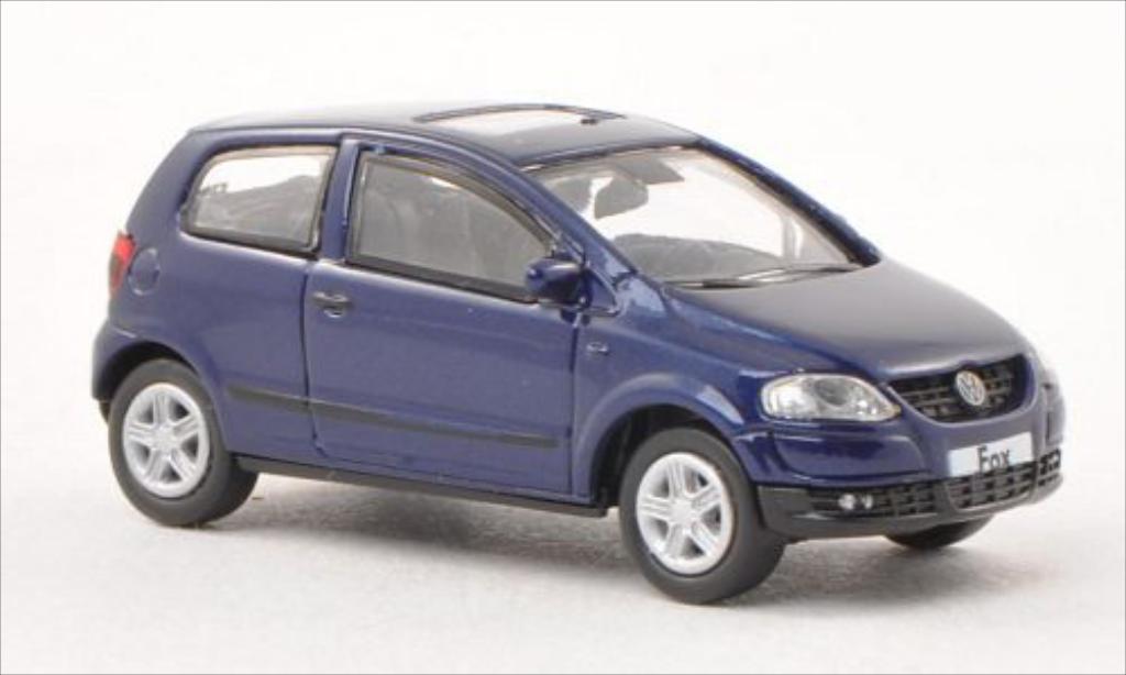 Volkswagen Fox 1/87 Norev blue 2005 diecast model cars