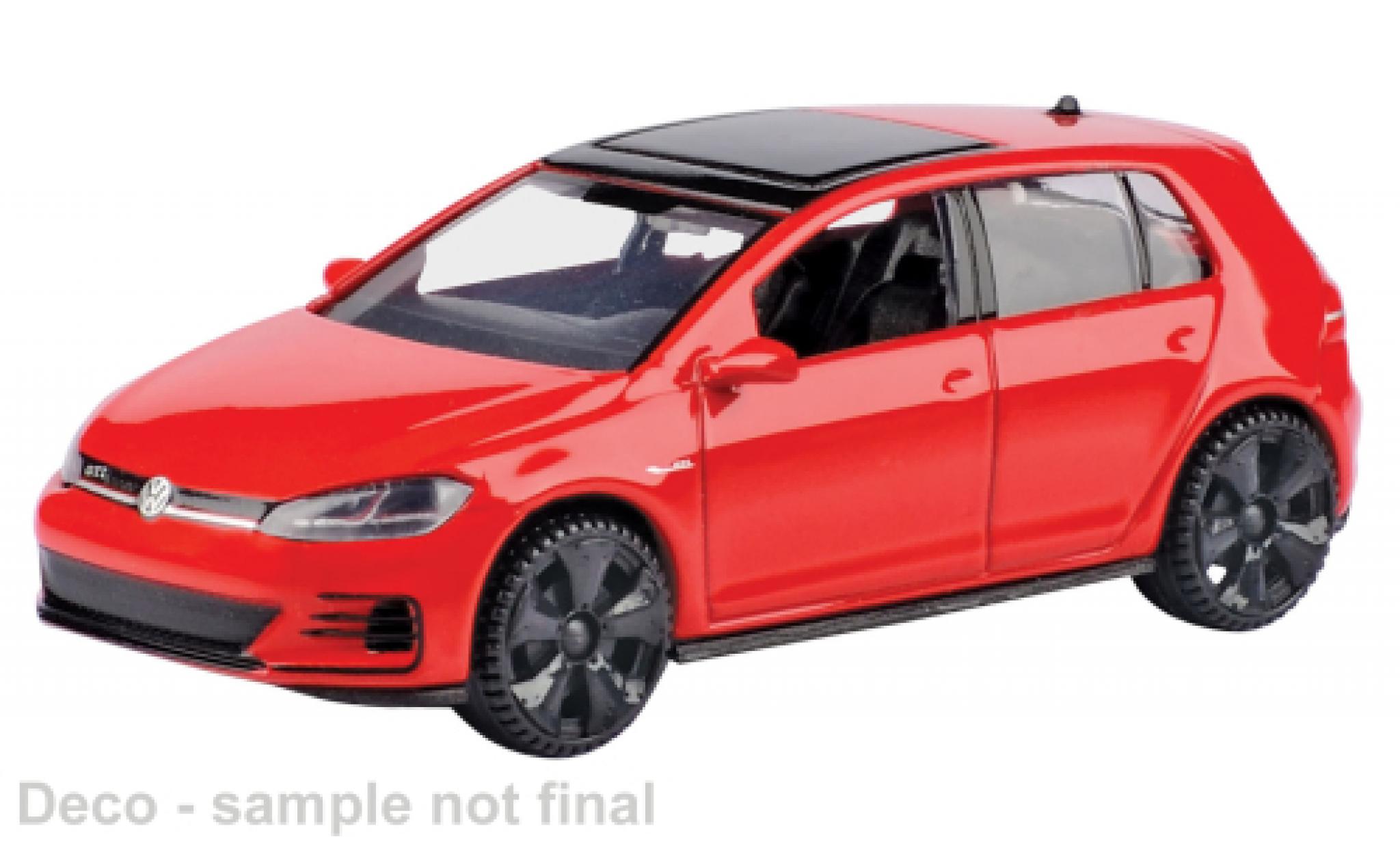 Volkswagen Golf 1/43 Motormax A7 GTi red/black 2017 1:43 diecast model cars